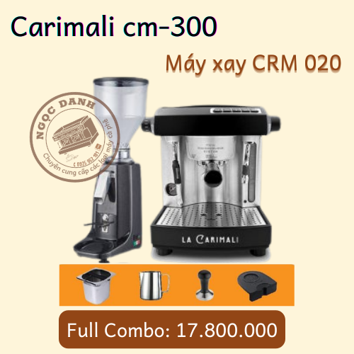 Combo máy pha carimali cm-300 & Máy xay crm-020